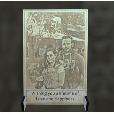 Engraved Wooden Frame